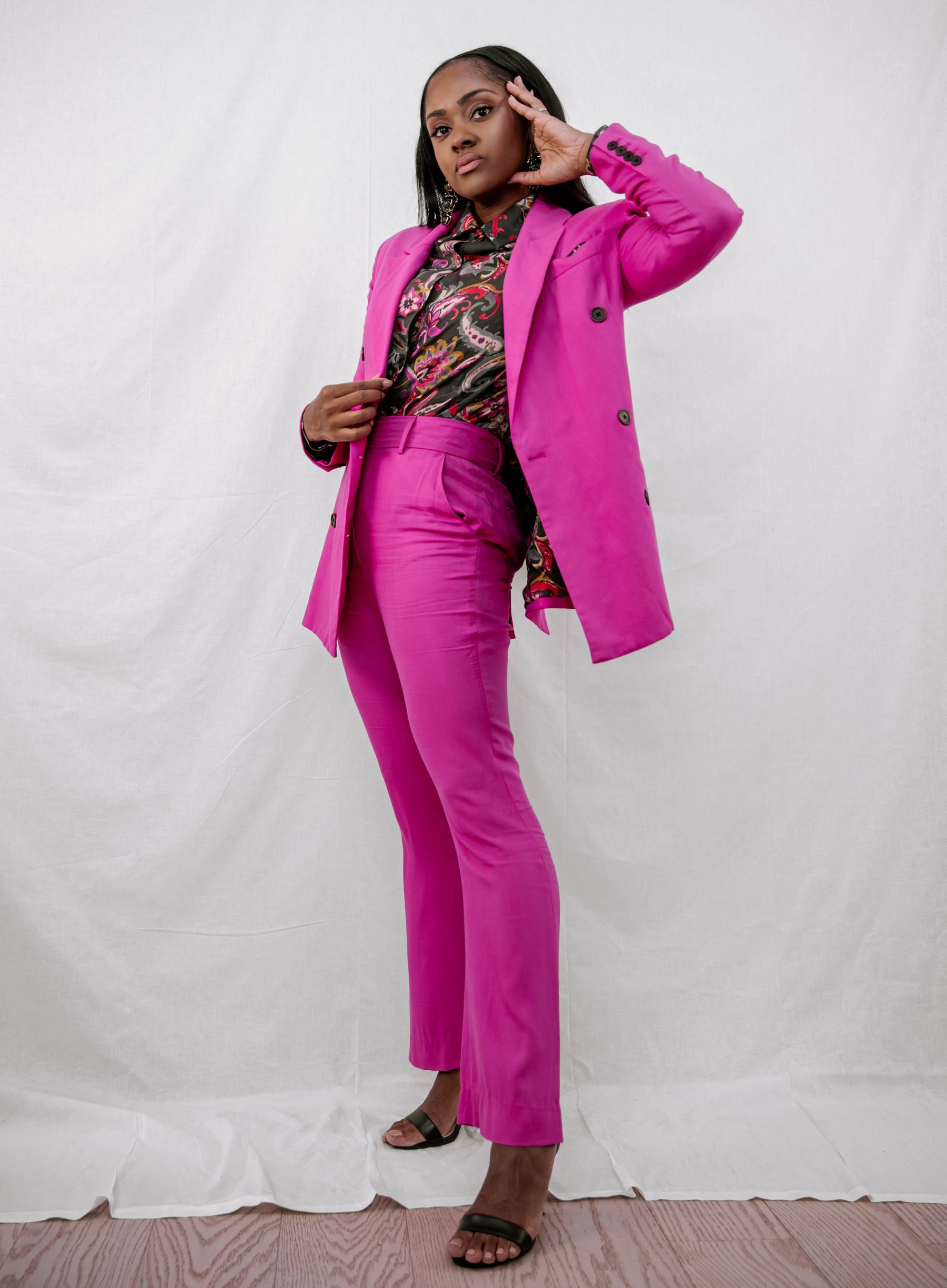 The Eloise Blazer in Viscose Twill