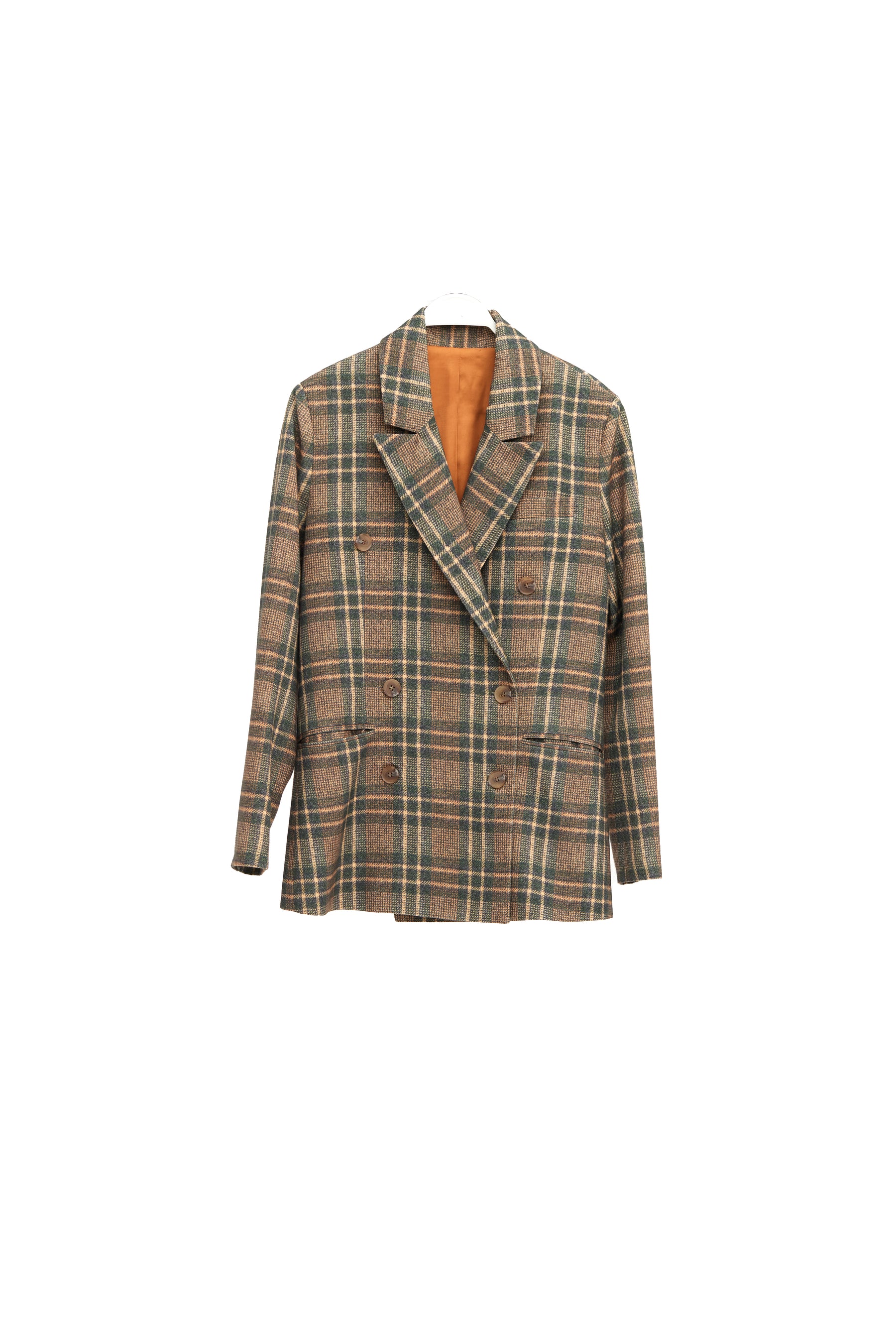 The Knox Blazer in Wool Plaid