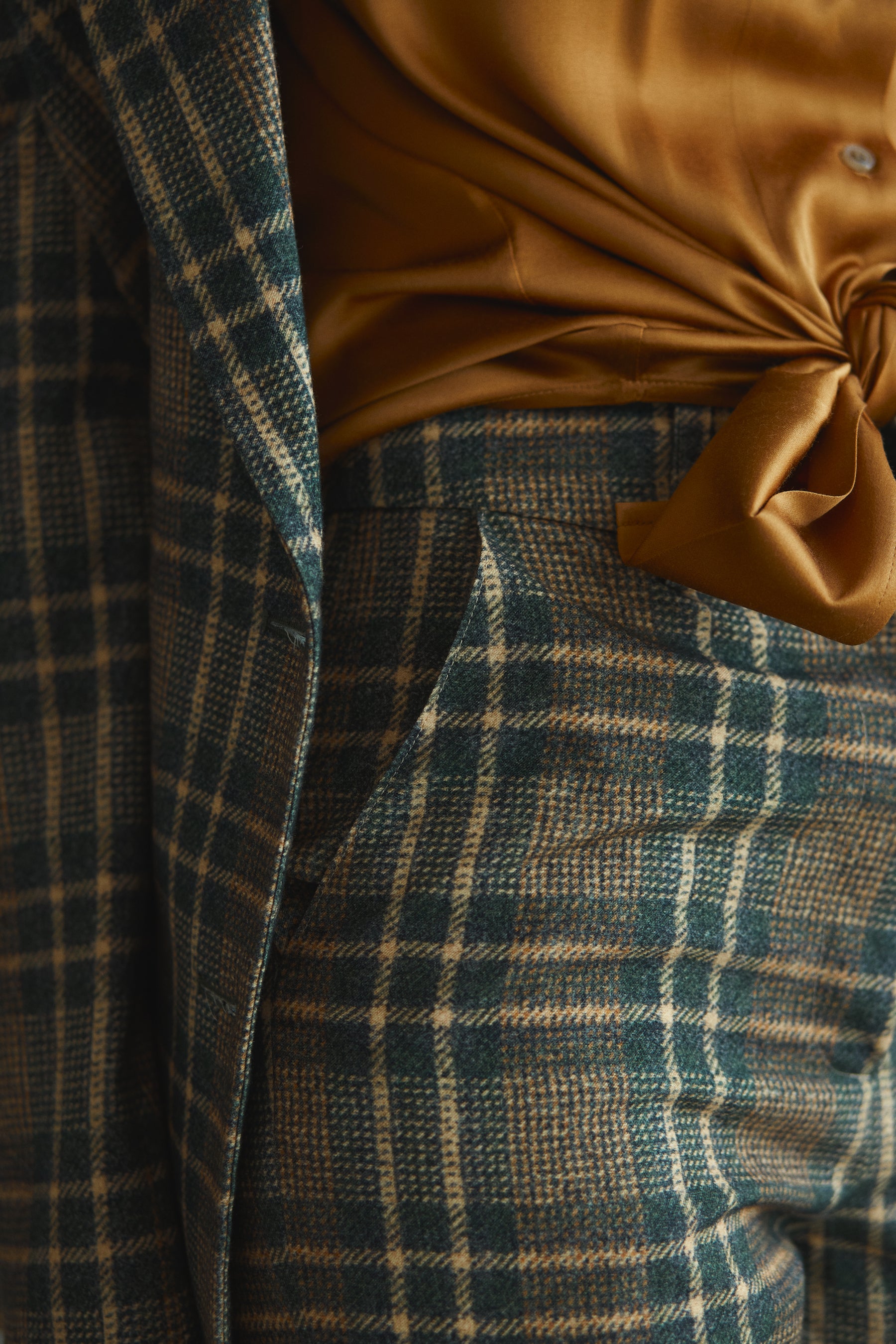 The Knox Pant in Wool Plaid