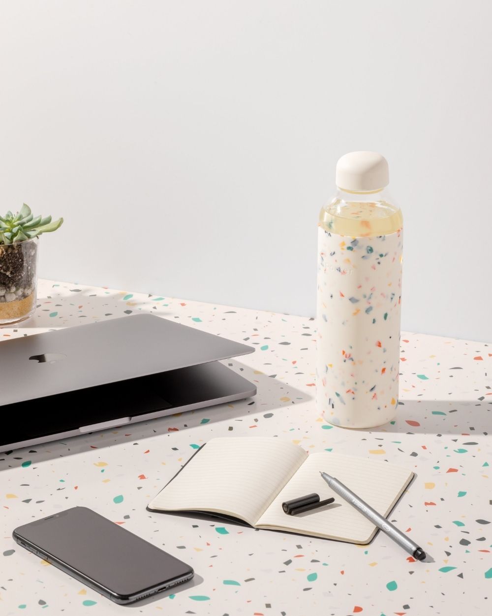 Porter Terrazzo Bottle- Beige