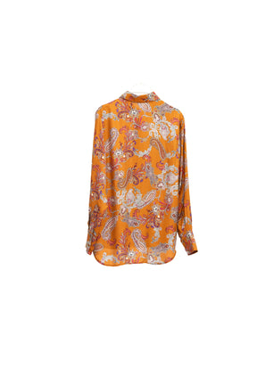 The Claiborne Blouse in Paisley Viscose Silk