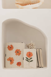 Handcrafted Journal with Pressed Flowers 5x8