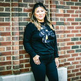 BLACK LONG SLEEVE T-SHIRT